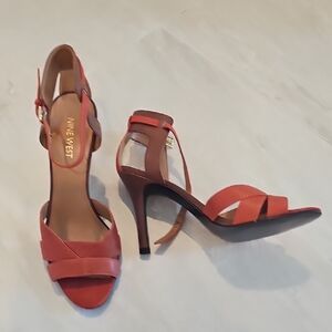 Nine West Women's Strappy Red Heels